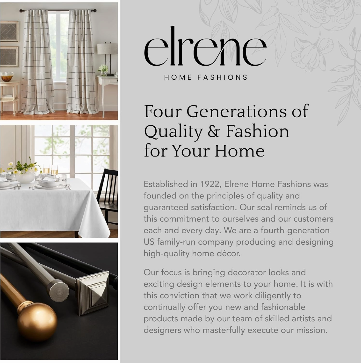 Elrene Home Fashions Laurel Solid Texture Water and Stain Resistant Tablecloth, 60"X84" Oval, Gray