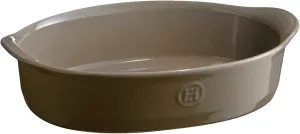 Emile Henry Small Oval Oven Dish, 1.4 quart, Flint