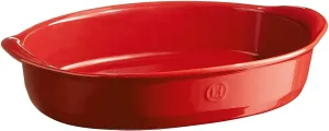 Emile Henry Ultime Oval Oven Dish, 2.4 quart, Burgundy