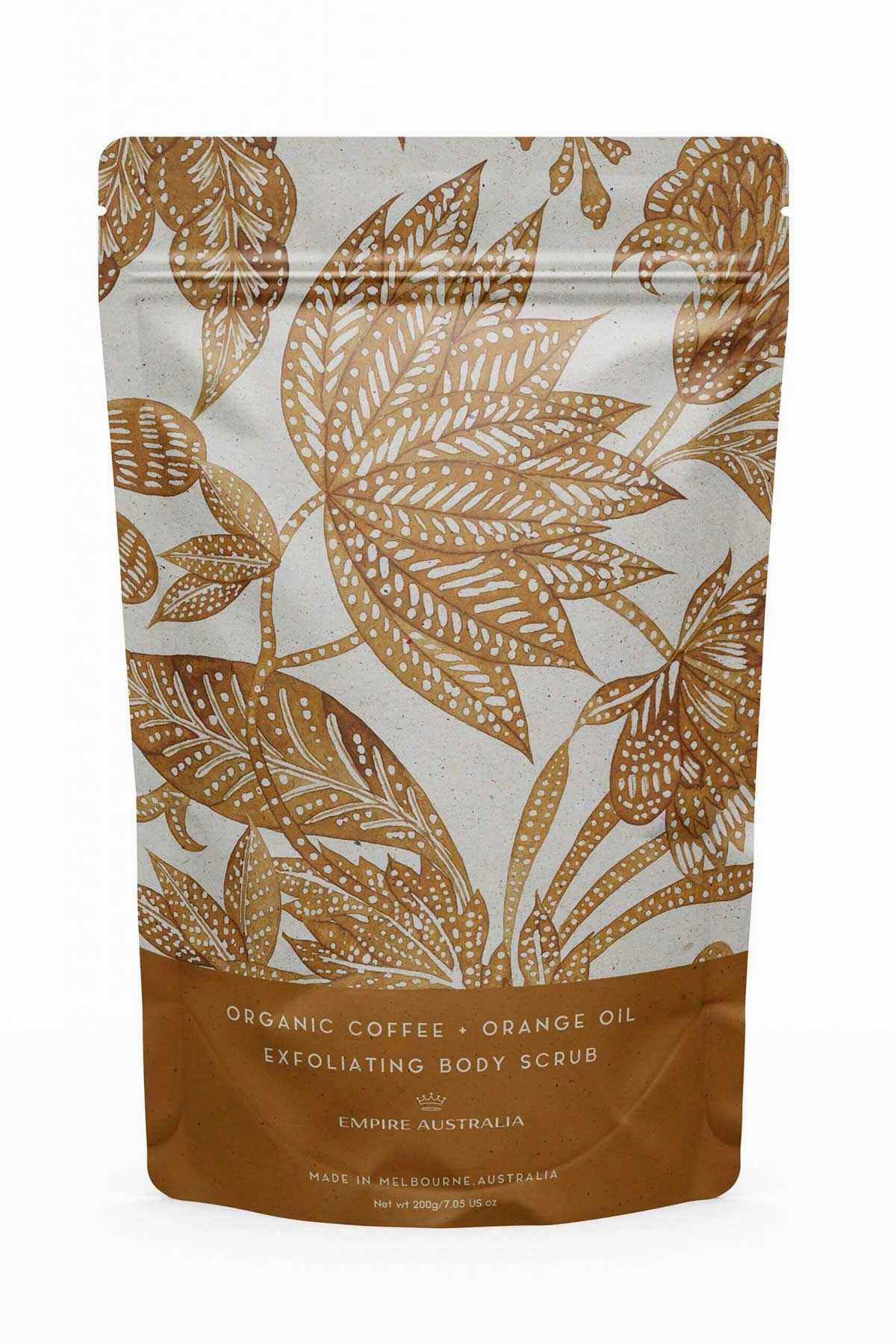 Empire Australia Exfoliating Body Scrub -Ground Coffee & Orange oil