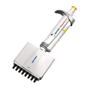 Eppendorf 022453947 Research Multi-Channel Pipettor, 12 Channel, 0.5 to 10microliter Capacity