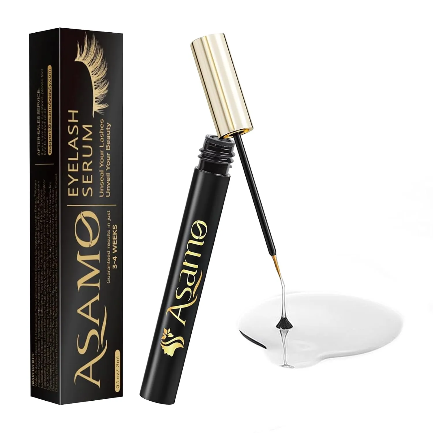 Eyelash Growth Serum – 15 Plant Extracts for Longer Lashes, Natural Beauty Enhancement,eye lash serum growth(Ruby Wine)