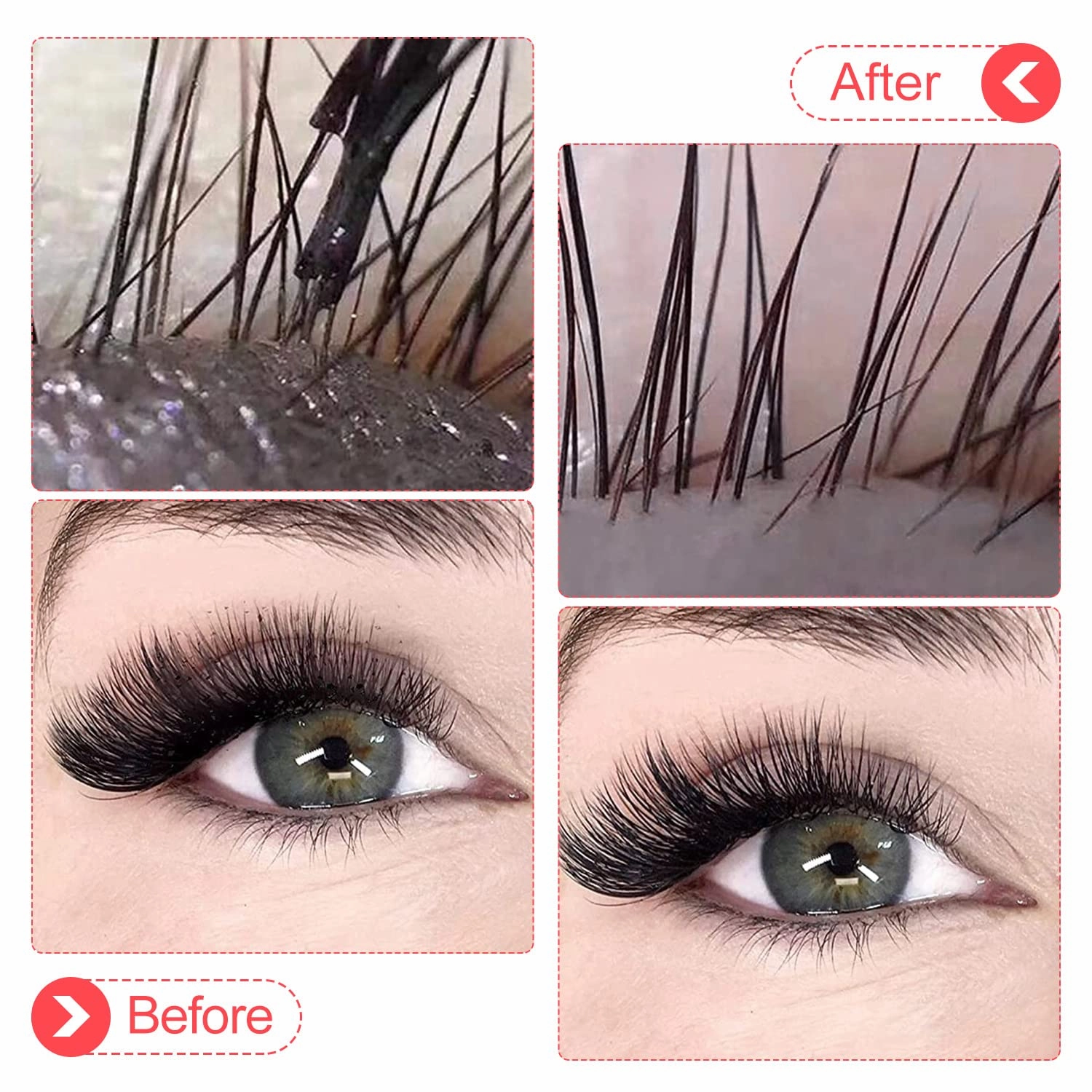 Eyelash Cleanser Concentrate 100ml Strawberry Professional Lash Shampoo Foaming Cleanser Paraben & Sulfate Free Non-lrritating Wash for Extensions Lashes Care-Makes 20 Bottles