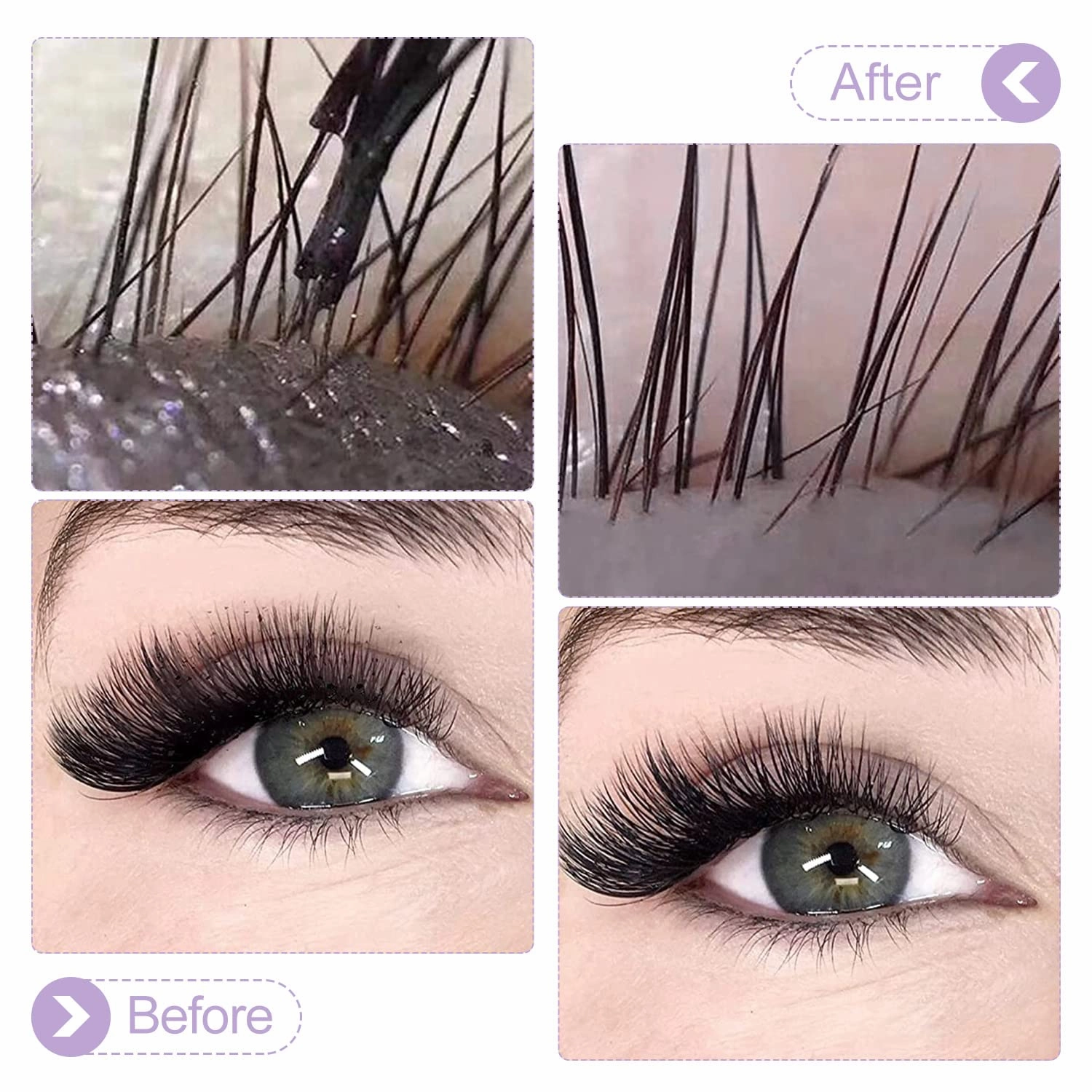 Eyelash Cleanser Concentrate 200ml Ice Cream Professional Lash Shampoo Foaming Cleanser DIY Paraben & Sulfate Free Non-lrritating Wash for Extensions Lashes with Salon Home Care-Makes 20 Bottles