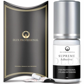Eyelash Extension Glue for Professionals - 8 Weeks Retention, 1 Sec Drying Time, Latex Free Semi Permanent Individual & Volume Lash Extension Glue