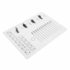 Eyelash Pallet Acrylic Lash Tray for Extensions Thickened Design for Precision Lash Application for Beauty Salons for Enhanced Visibility