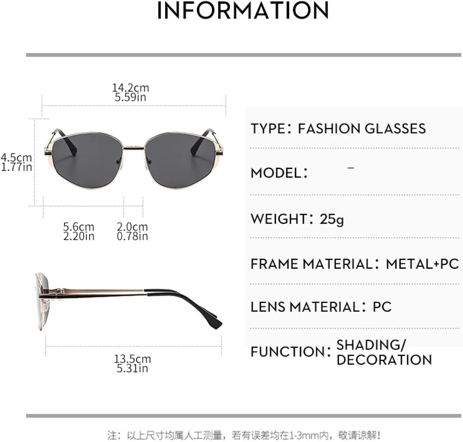 Fashion Metal Small Frame Oval Sunglasses Women Trend Luxury Outdoor Sunscreen Sunglasses Uv400