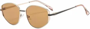 Fashion Metal Small Frame Oval Sunglasses Women Trend Luxury Outdoor Sunscreen Sunglasses Uv400