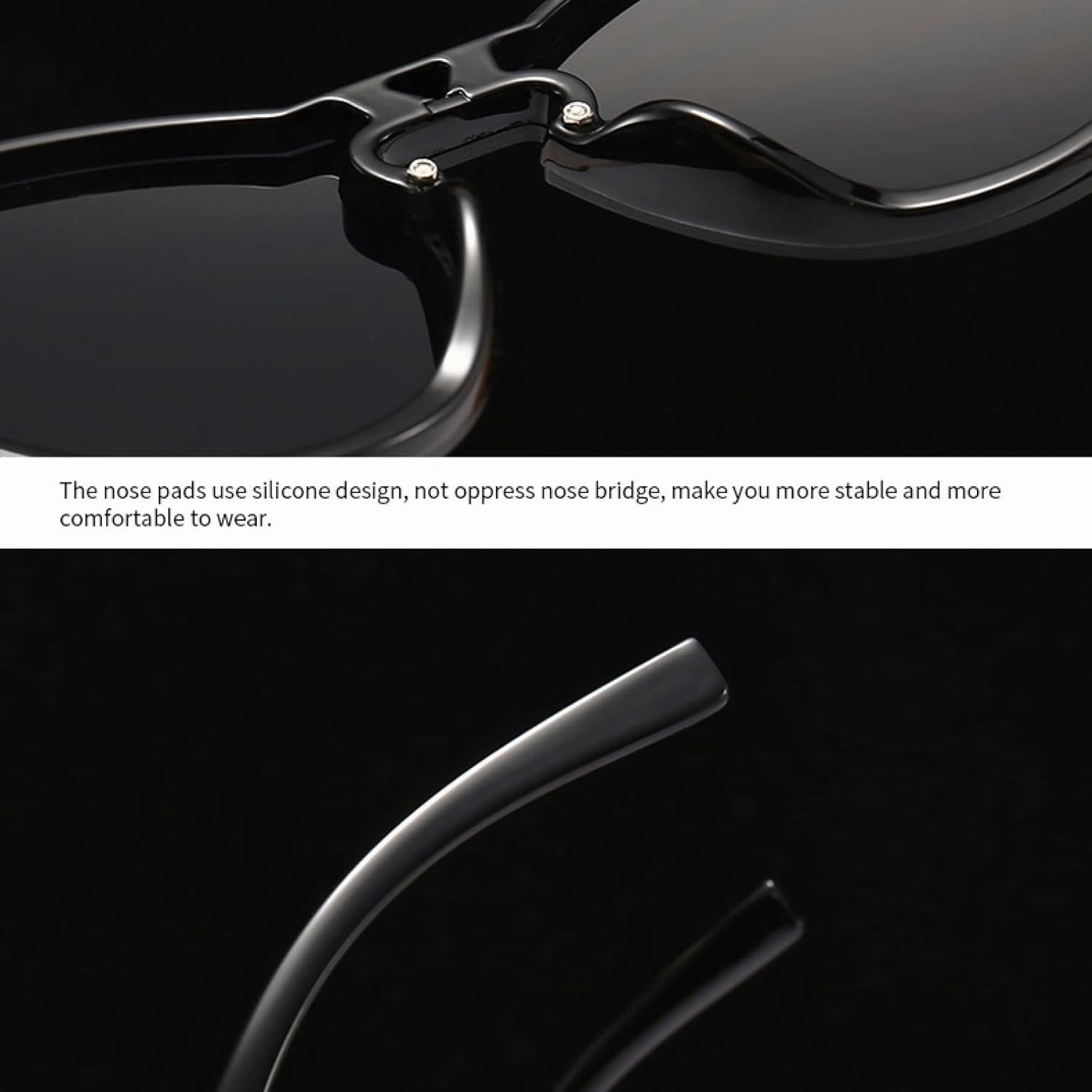 Fashion Sunglasses for Men Large Frame One-piece Glasses Women's Sunglasses