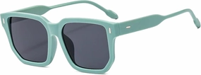 Fashion Trendy Large Frame Sunglasses Retro Eyeglasses Wide Edge Lens Leg