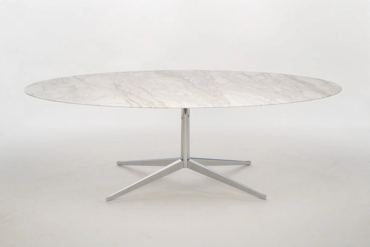 Florence Knoll 92" x 48" Oval Table Desk