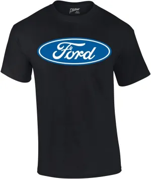 Ford Oval Logo T-Shirt Official Ford Motor Company Crest Car Enthusiast Tee Classic Retro Performance