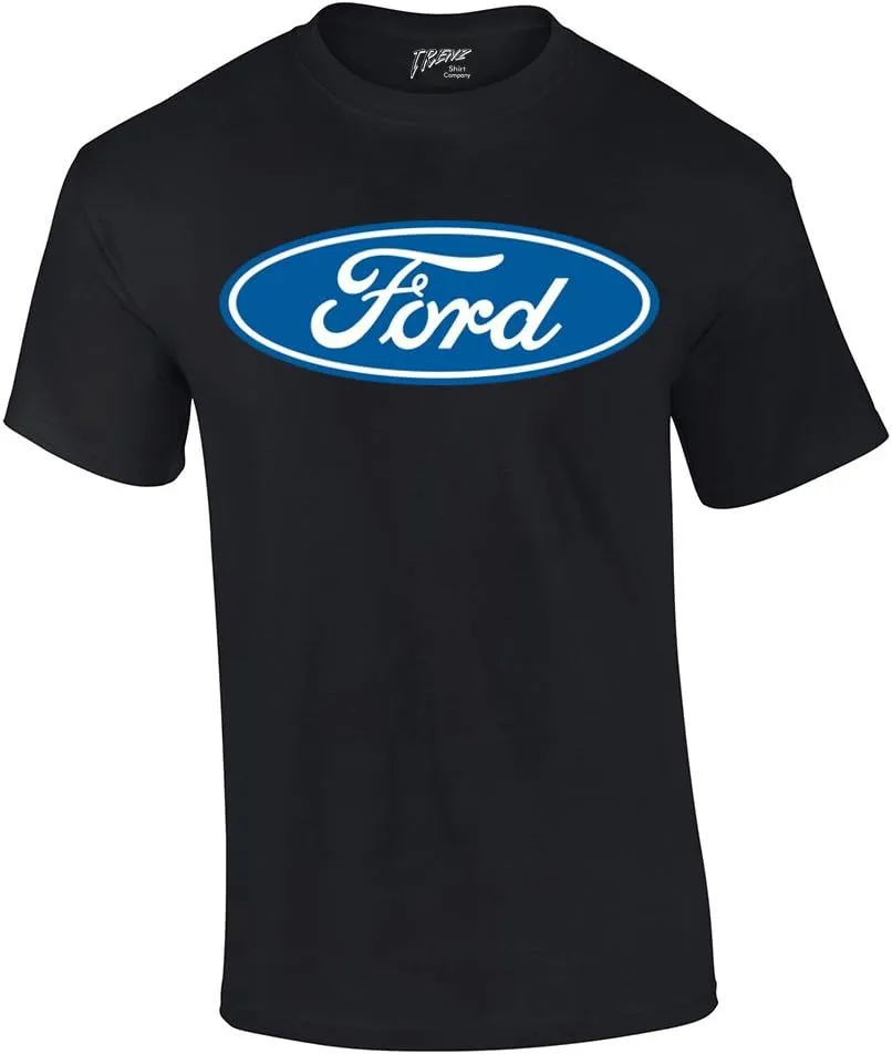 Ford Oval Logo T-Shirt Official Ford Motor Company Crest Car Enthusiast Tee Classic Retro Performance