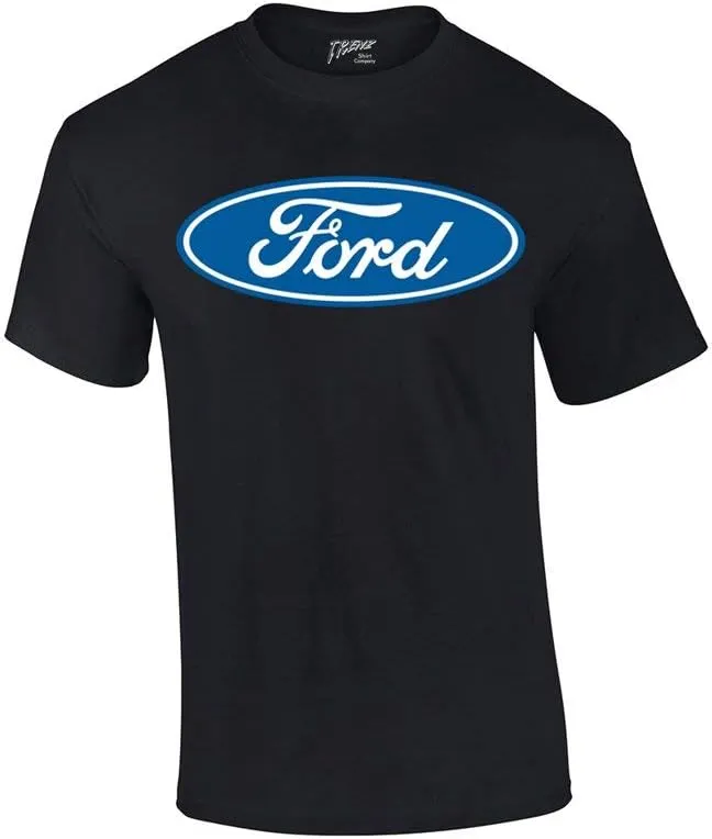 Ford Oval Logo T-Shirt Official Ford Motor Company Crest Car Enthusiast Tee Classic Retro Performance
