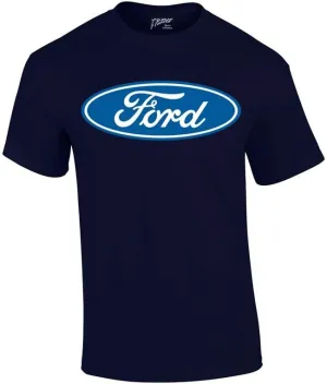 Ford Oval Logo T-Shirt Official Ford Motor Company Crest Car Enthusiast Tee Classic Retro Performance
