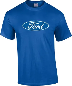 Ford Oval Logo T-Shirt Official Ford Motor Company Crest Car Enthusiast Tee Classic Retro Performance