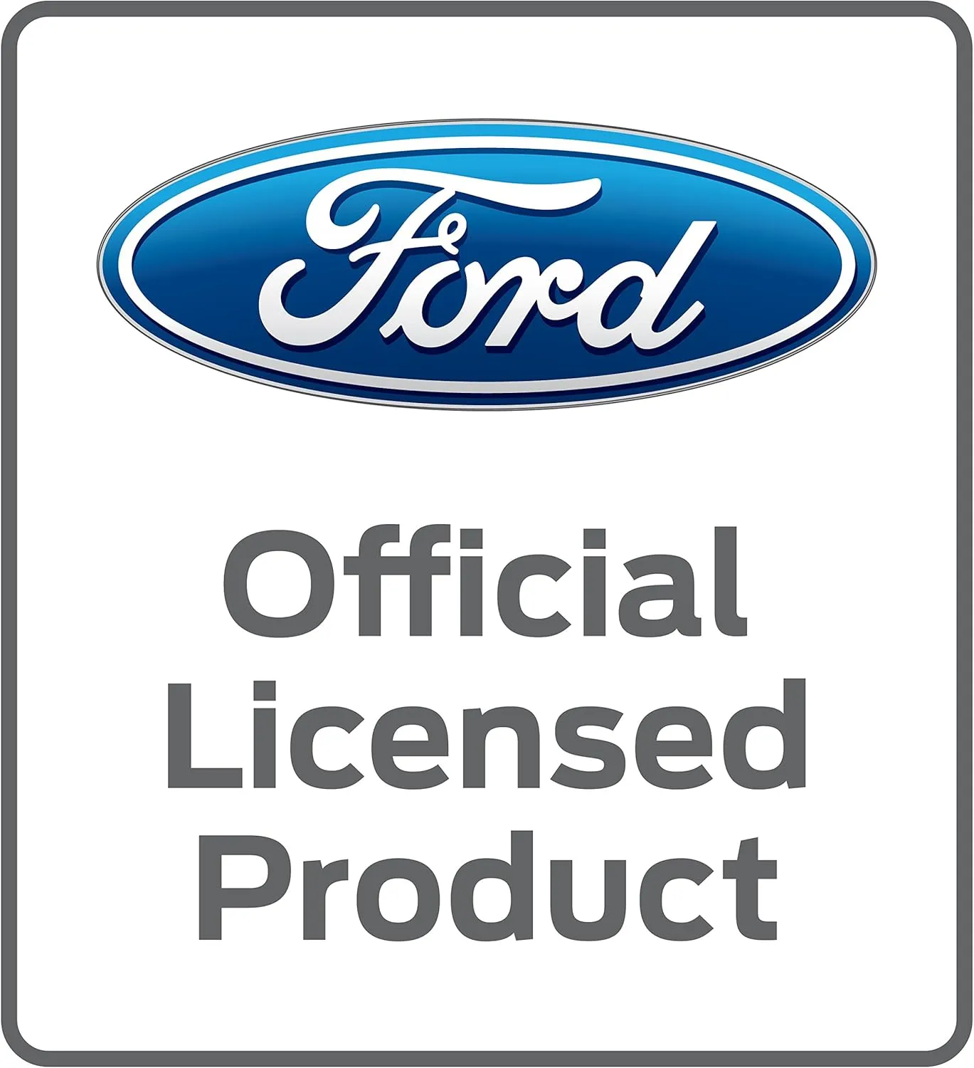 Ford Oval Textured Polo Pocket Print