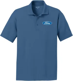 Ford Oval Textured Polo Pocket Print
