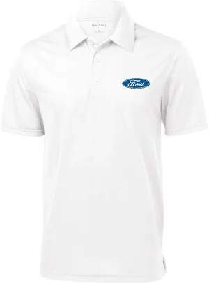 Ford Oval Textured Polo Pocket Print