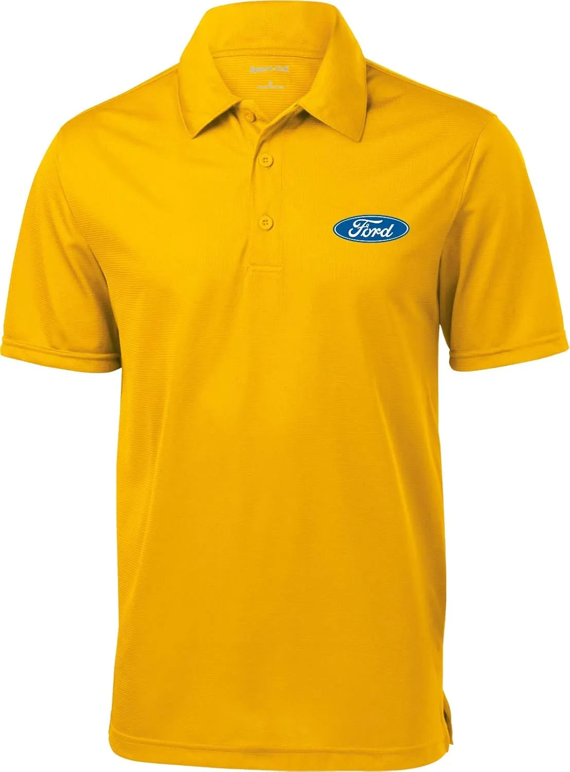 Ford Oval Textured Polo Pocket Print