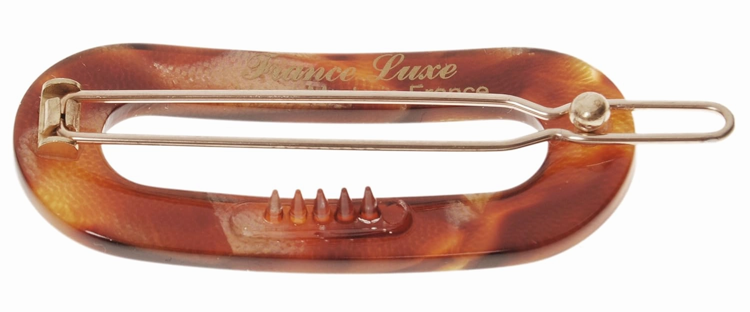 France Luxe Mini Oval on Tige Boule Barrette - Africa