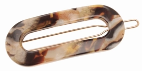 France Luxe Mini Oval on Tige Boule Barrette - Lasco