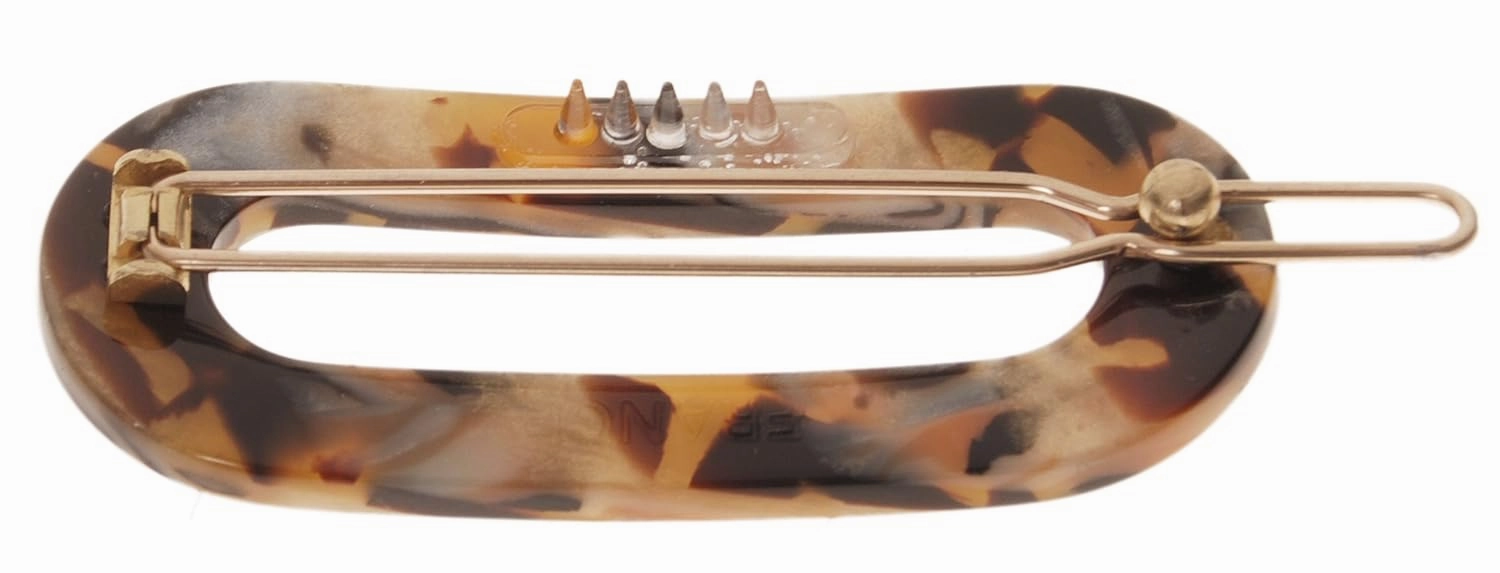 France Luxe Mini Oval on Tige Boule Barrette - Lasco