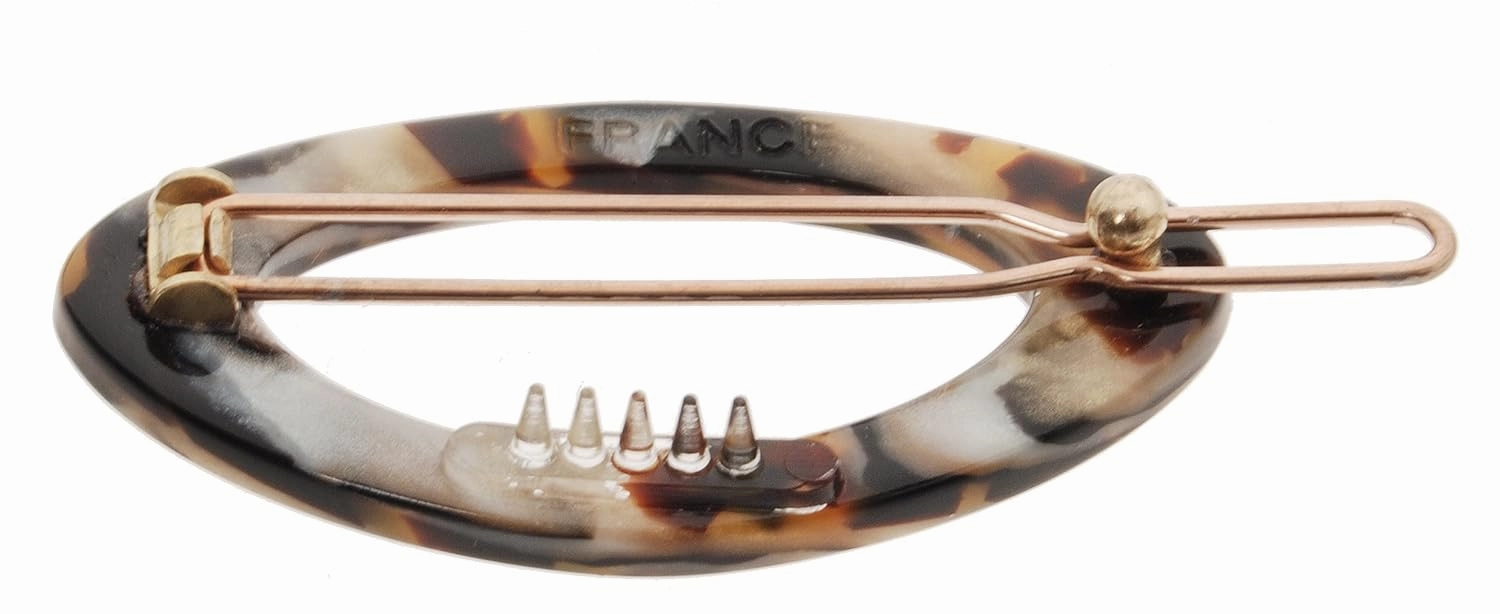 France Luxe Narrow Oval on Tige Boule Barrette - Lasco