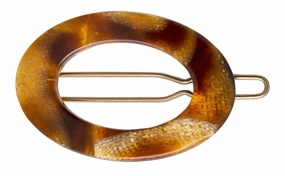 France Luxe New Cutout Oval Tige Boule Barrette - Africa