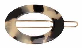 France Luxe New Cutout Oval Tige Boule Barrette - Ivory Tokyo