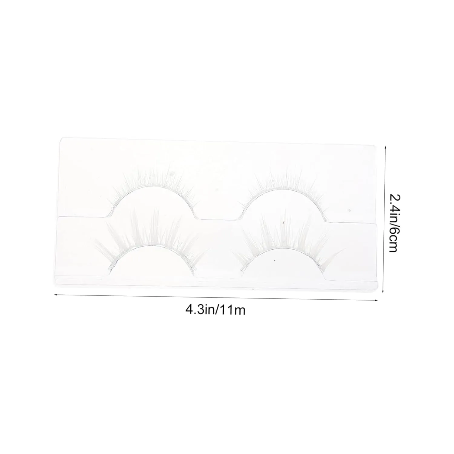 FRCOLOR 8pairs Faux Eyelashes for Women of Natural Looking False Lashes Easy to Apply for Weddings Photoshoots and Daily Use Lightweight Chemical Fiber Material Accessory