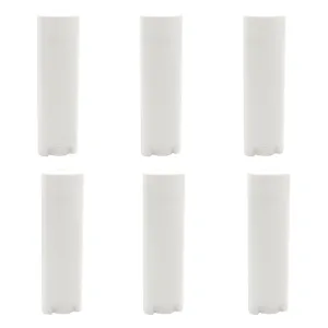 FZBNSRKO 5ml 100 Pcs Empty Oval Deodorant Lip Balm Tubes Twist-up Refillable Mini Size Containers for Carry-On Travel,DIY Deodorants,White