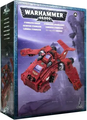 GAMES WORKSHOP 99120101088" Stormraven Gunship Tabletop and Miniature Game, Black