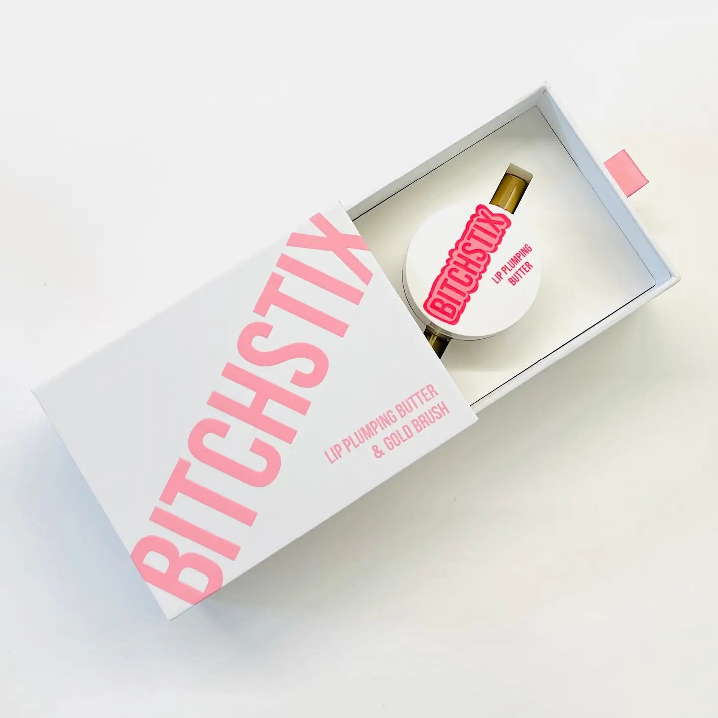 Gift Duo: Lip Plumper and BITCHSTIX Gold Lip Brush Set