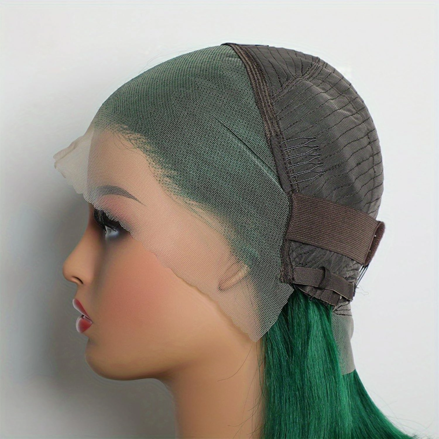 Green Bob Wig Human Hair Lace Front Wigs 13x4 Transparent Lace Short Bob Brazilian Virgin Human Hair Wigs for Women 180% Density Natural Hairline with Baby Hair(12 Green)