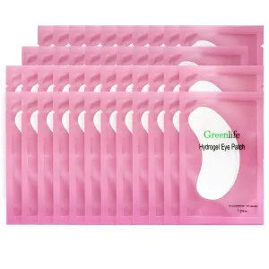 GreenLife 300 Pairs Eye Pads, 100% Naturel Eyelash Extension Under Eye Gel Pads patches kit Collagen with Aloe Vera Hydrogel Eye Patches set for Eyelash Extension Supplies Tools (50 150 300 Pairs)