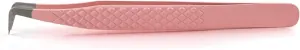 Hair Removal Tweezers Eyelash tweezers pink stainless steel professional super hard high-precision eyelash tweezers eyelash extension kit Tweezers(Pink01) (Pink08)