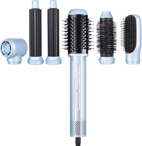 Hair Dryer Brush 6 in 1 Professional Hot Air Styler, Auto Wrap Curler, High-Speed 110000 RPM Frizz-Free Hair Dryer, Multi Styler for Fast Drying, Curling, Straightening, Volumizing