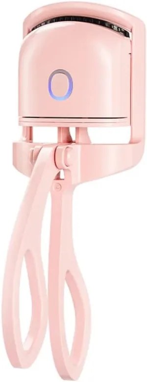 Heated Eyelash Curlers, Heated Eyelash Curler, Eyelash curlers, Electric Eyelash Curler, Rechargeable Electric Eyelash Curler, Eyelash Heated Curler with Quick Pre-Heat (Pink)