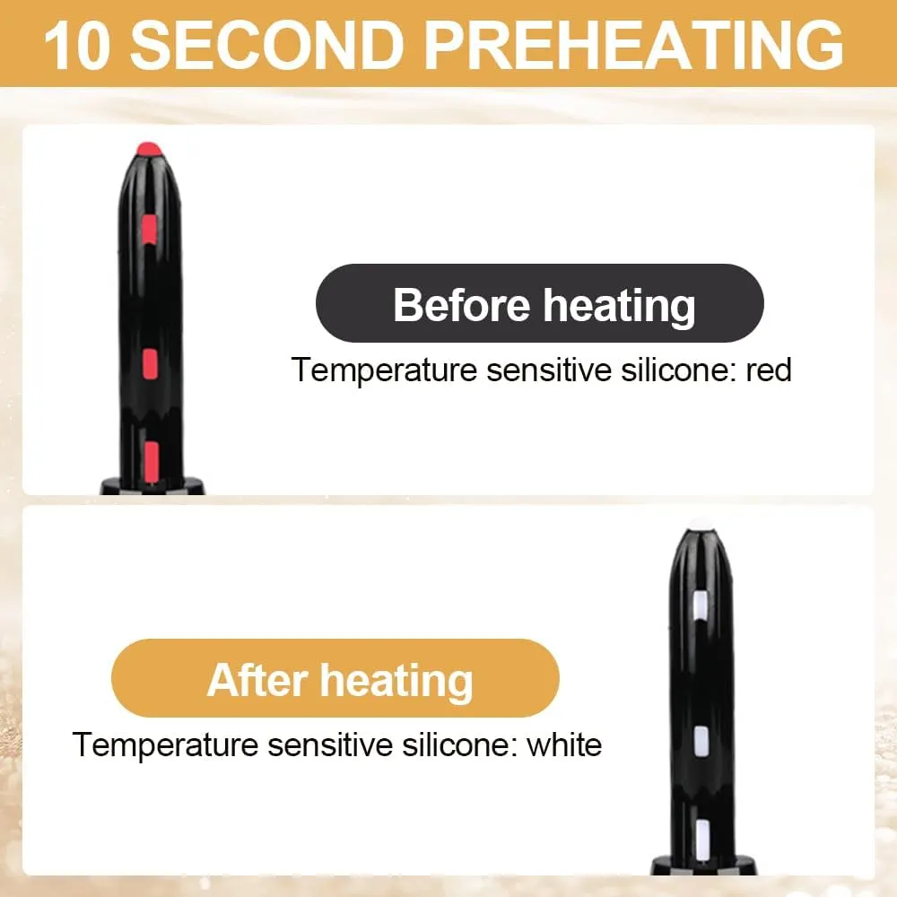 Heated Lash Curling Tool, Electric Eyelash Curler for Instant Glam Heated Eyelash Curler Mini USB Rechargeable Finalize Eyelash Tool (Black)