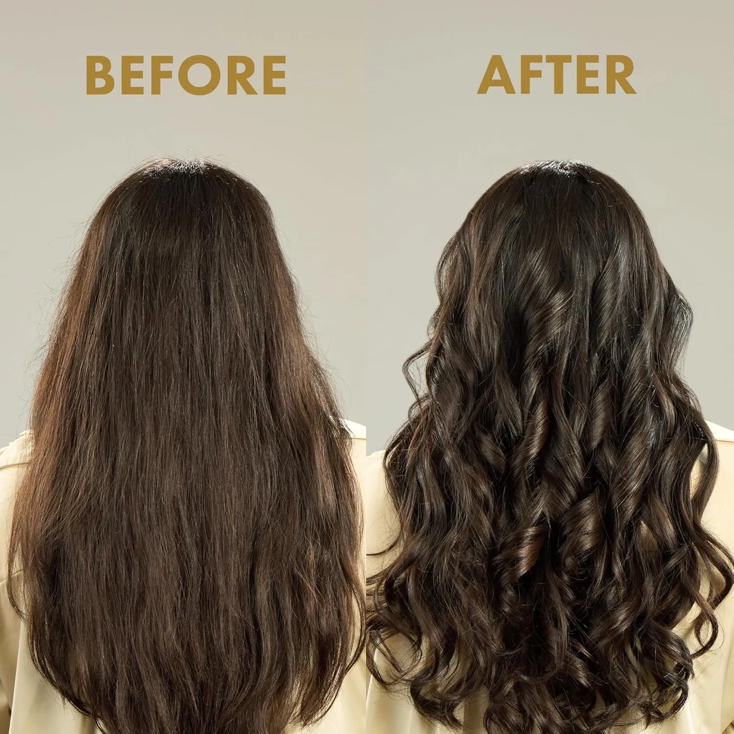 HOT TOOLS New and Improved 24K Gold Professional 1" Extended Barrel Curling Wand for Bouncy Curls | No Clamp for Quick and Easy Styling, 24K Gold Technology for Long-Lasting Results & Longer Barrel