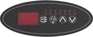 Hydro Quip Overlay, Eco 1, Pump 1, Light, Small Oval