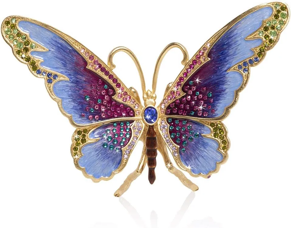 Jay Strongwater Puccini - Butterfly Large Figurine