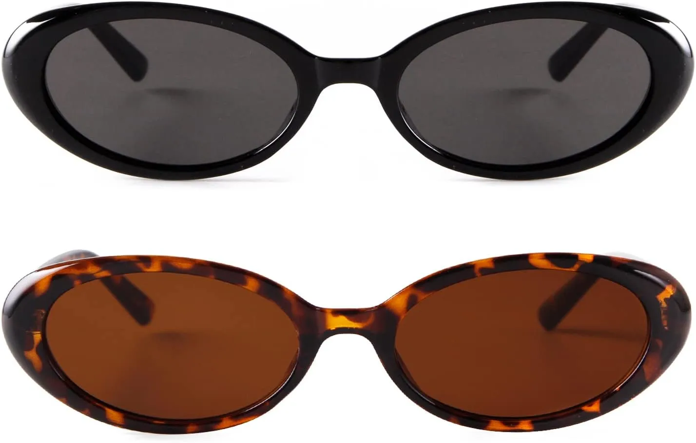 JUDOO Tiny Small 90s Sunglasses for Women Men Retro Oval Tinted Glasses