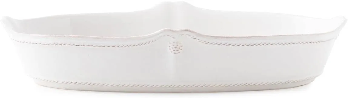 Juliska Berry & Thread 12" Oblong Server - Whitewash