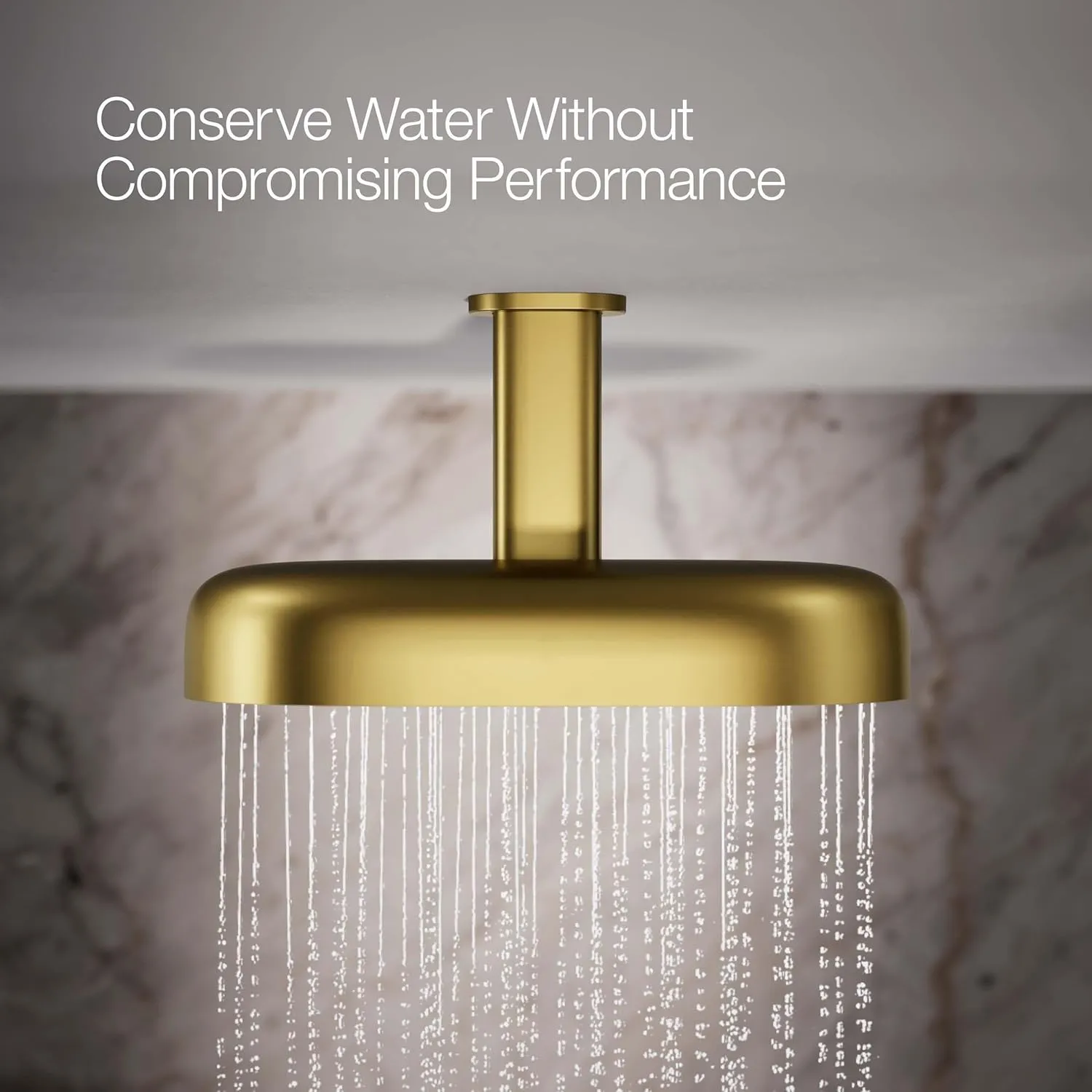 KOHLER Statement Oval 14 in. Two-Function 2.5 Gpm With Katalyst Air-Induction Technology