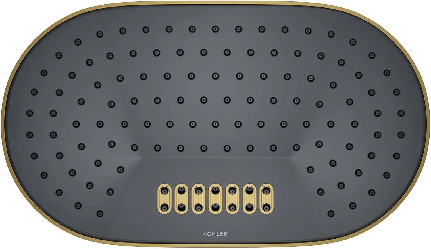 KOHLER Statement Oval 14 in. Two-Function 2.5 Gpm With Katalyst Air-Induction Technology