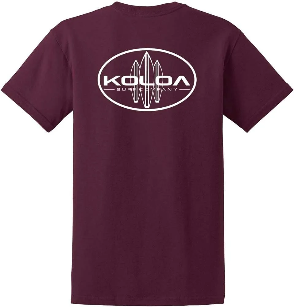 Koloa Surf Classic Surfboards Tees - Heavy Cotton T-Shirts in Regular Big & Tall