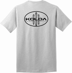 Koloa Surf Classic Surfboards Tees - Heavy Cotton T-Shirts in Regular Big & Tall