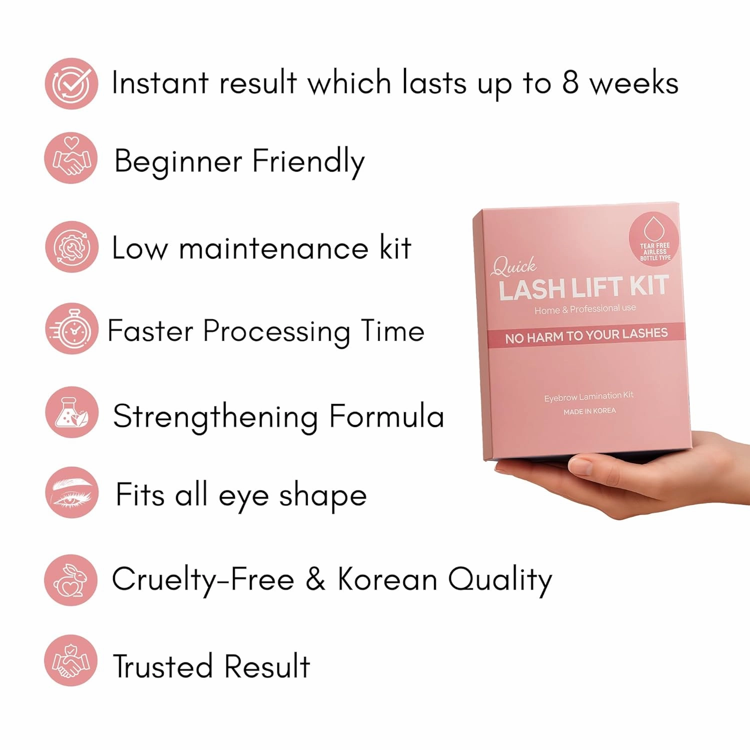 Korean Lash Lift Kit - Eye Brow Lamination Kit Eyelash Perm Kit Eyelash Lift Kit Lash Perm Eyebrow Lamination
